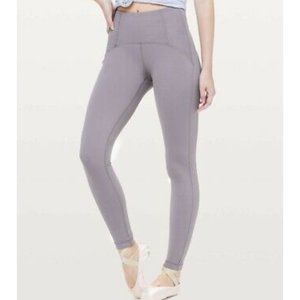 Lululemon Principal Dancer Corsetry Tight *28" Size 6 in colour Lunar Rock